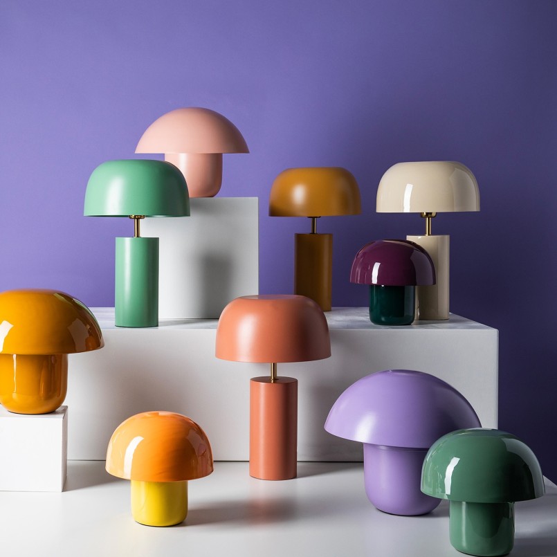 Lampe de table rétro verte - Loungy - Kare Design
