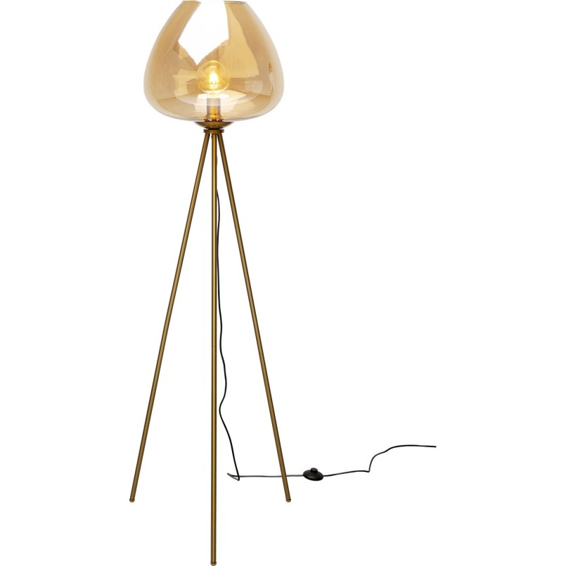 Lampadaire Sphere amber 146cm