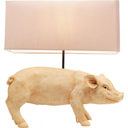 Lampe cochon rose Kare Design
