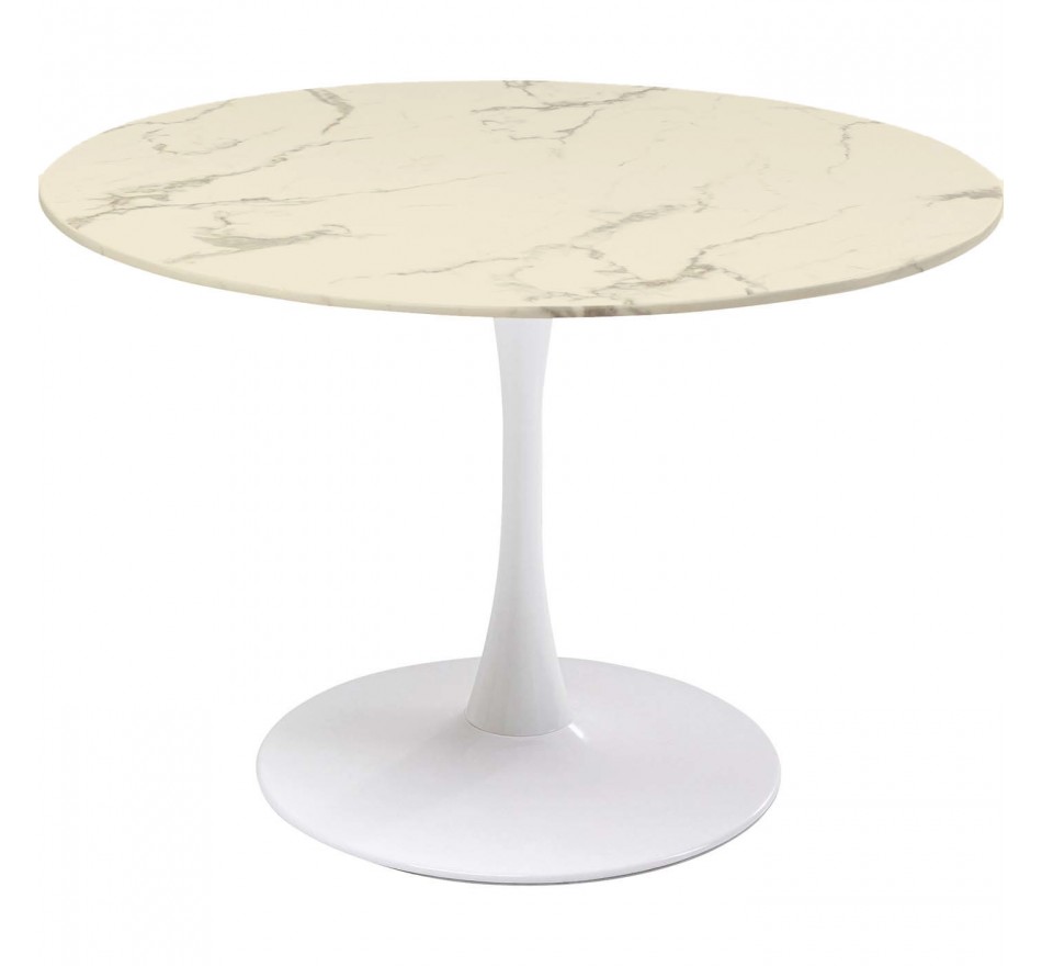 Table Veneto 110cm crème Kare Design Table Veneto 110cm crème Kare Design