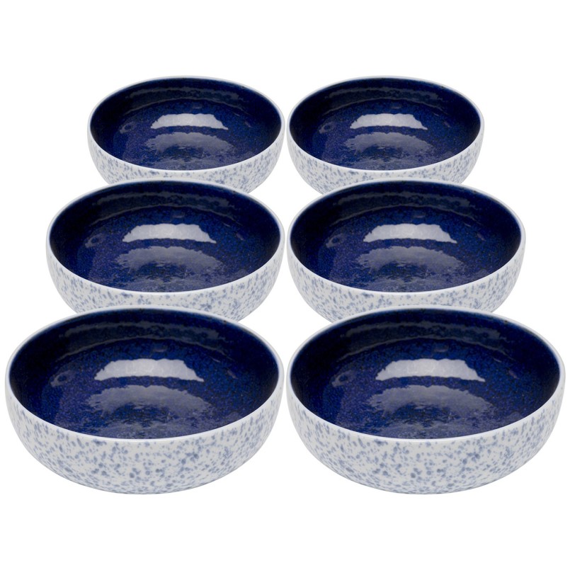 Bols en grès blanc tacheté de bleu - Partito Sprinkles - Kare Design