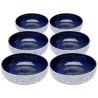 Bols en grès blanc tacheté de bleu - Partito Sprinkles - Kare Design
