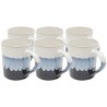 Mugs en dégradé du blanc au bleu - Brezza - Kare Design