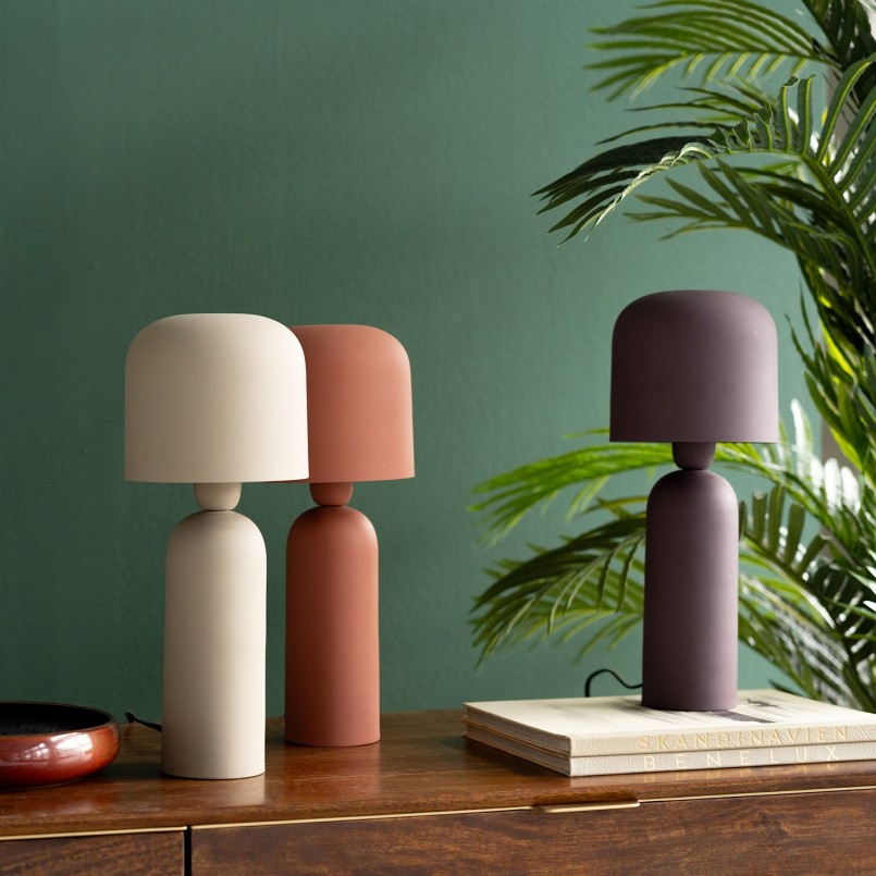 Lampe beige en acier - Maya - Kare Design
