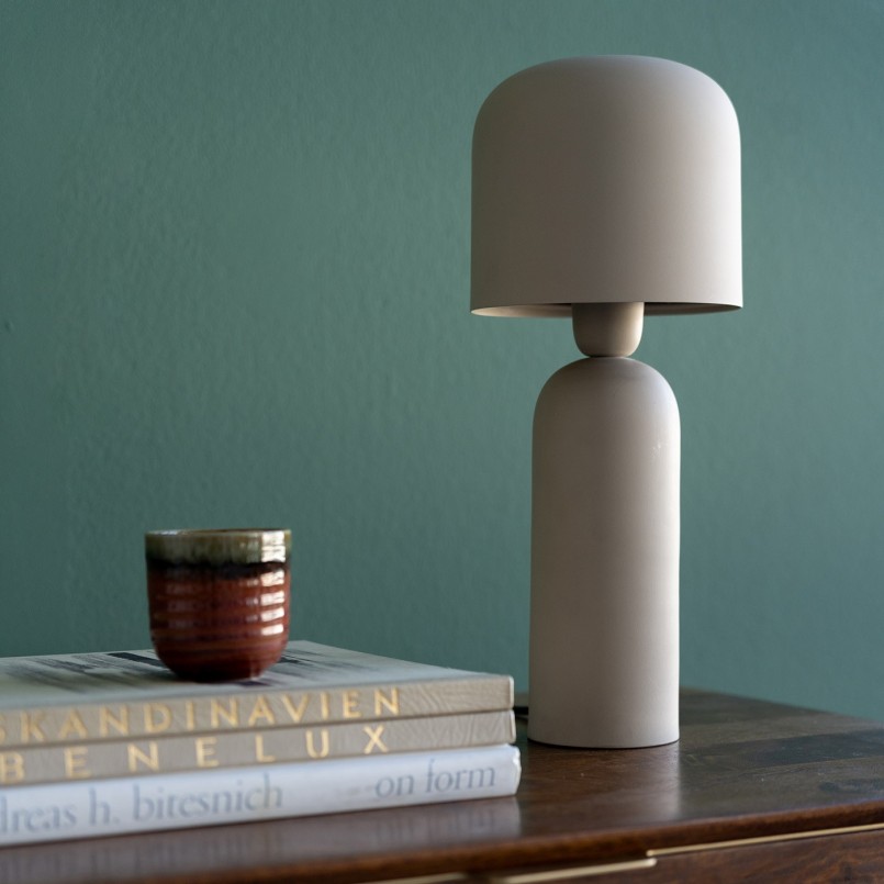 Lampe beige en acier - Maya - Kare Design