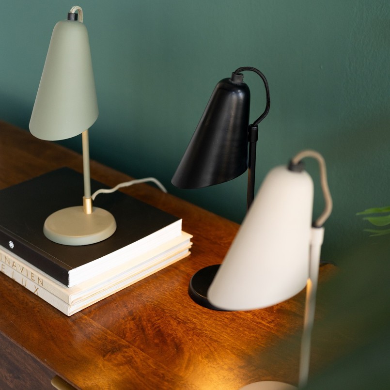 Lampe rétro noire en acier - Mira - Kare Design