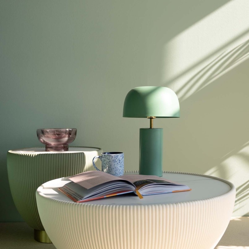 Lampe de table rétro verte - Loungy - Kare Design