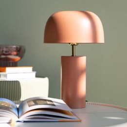 Lampe de table rétro rose - Loungy - Kare Design