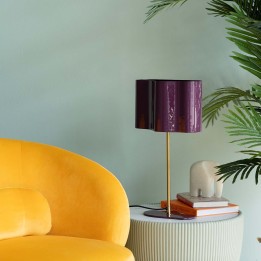 Cloudy lamp in purple and gold steel - Cloudy - Kare Design