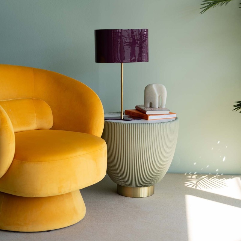Lampe nuage en acier violet et doré - Cloudy - Kare Design