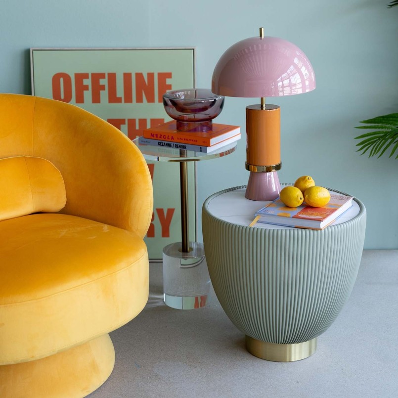 Tableau orange et vert - New Luxury - Kare Design