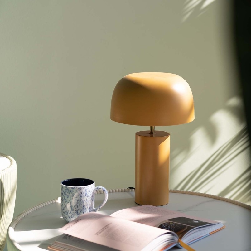 Lampe rétro orange en acier - Loungy - Kare Design