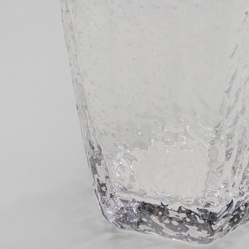 Clear glass water glasses - Cascata - Kare Design