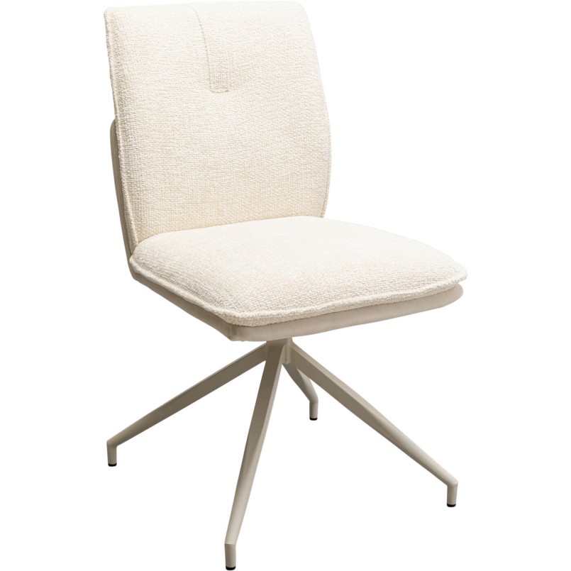 Chaise pivotante Hilla blanc
