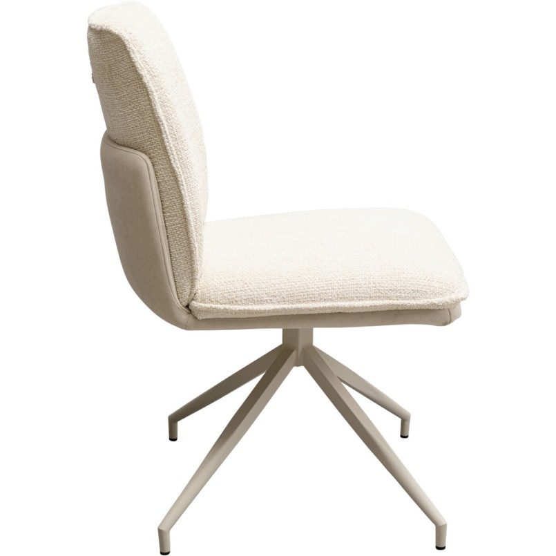Chaise pivotante Hilla blanc