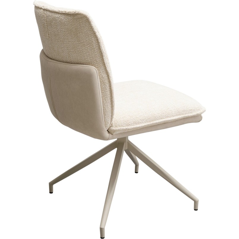 Chaise pivotante Hilla blanc