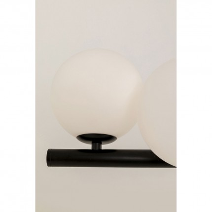 Suspension Scala Balls 150cm noire et blanche Kare Design