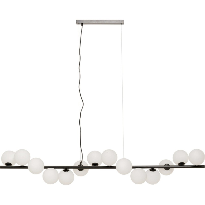 Suspension Scala Balls Milky noir 150cm
