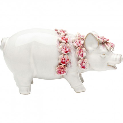 Déco cochon Hawaï 30cm Kare Design