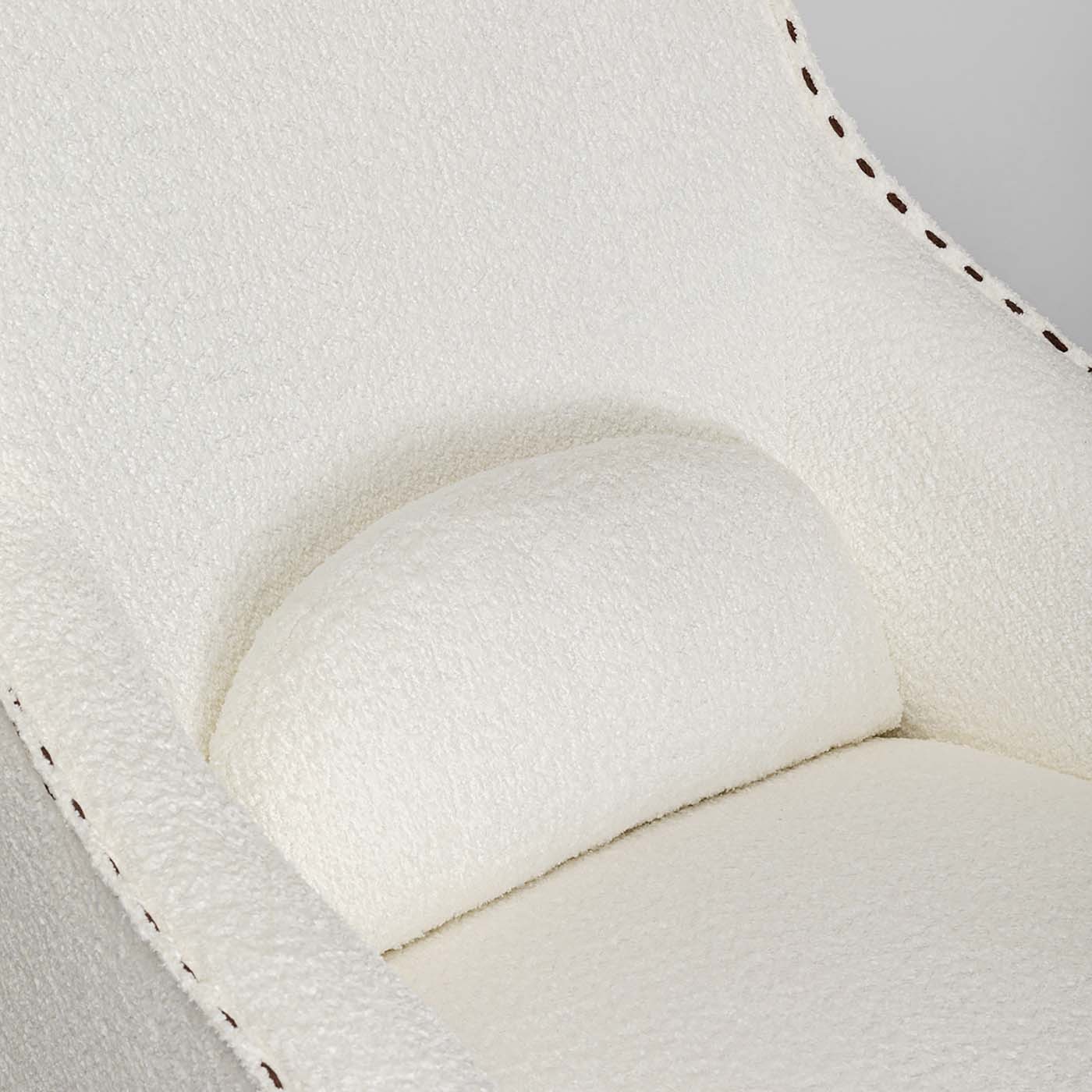 Fauteuil à bascule Swing Ritmo Boucle crème Kare Design Fauteuil à bascule Swing Ritmo Boucle crème Kare Design