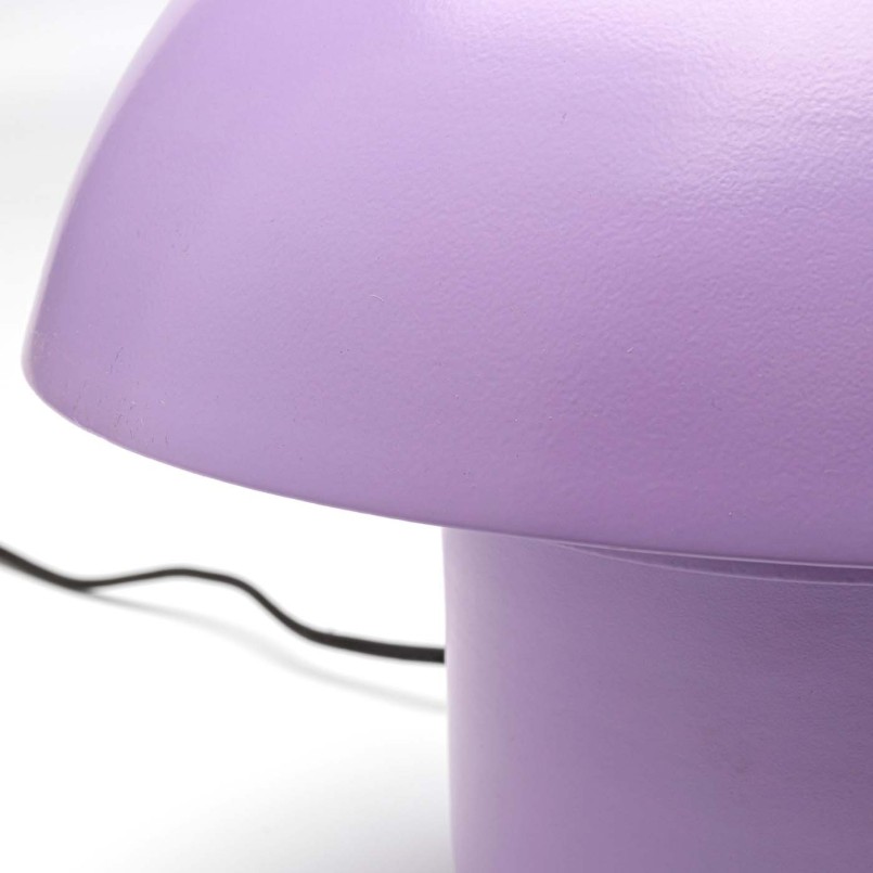 Lampe champignon rétro en acier violette - Mushroom - Kare Design