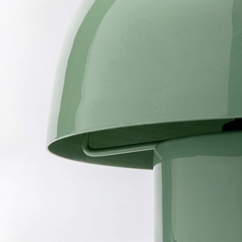 Retro mushroom lamp in green steel - Mushroom - Kare Design