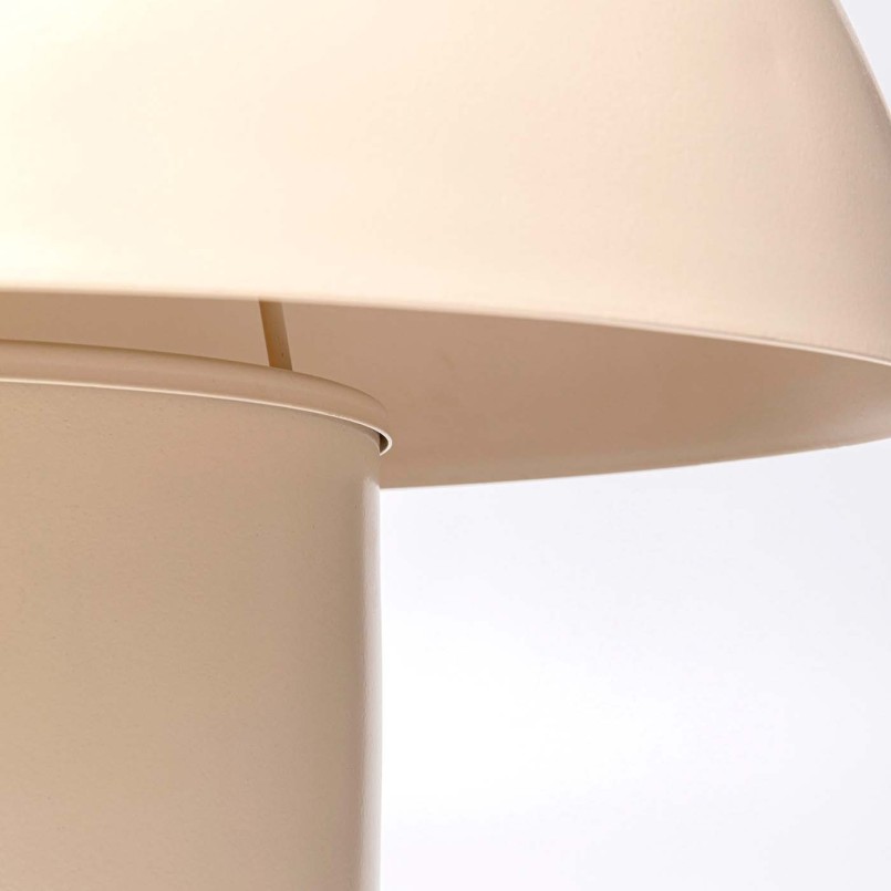 Lampe champignon rétro en acier beige - Mushroom - Kare Design