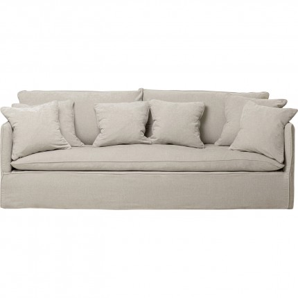 Sofa Boheme 3-seater cream Kare Design