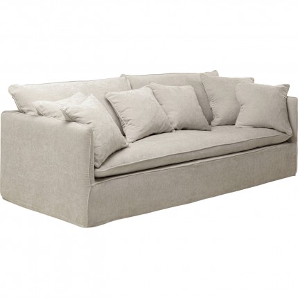 Sofa Boheme 3-seater cream Kare Design