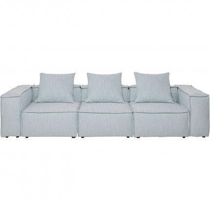 Outdoor Sofa Korali Beach 3-Seater blue Kare Design
