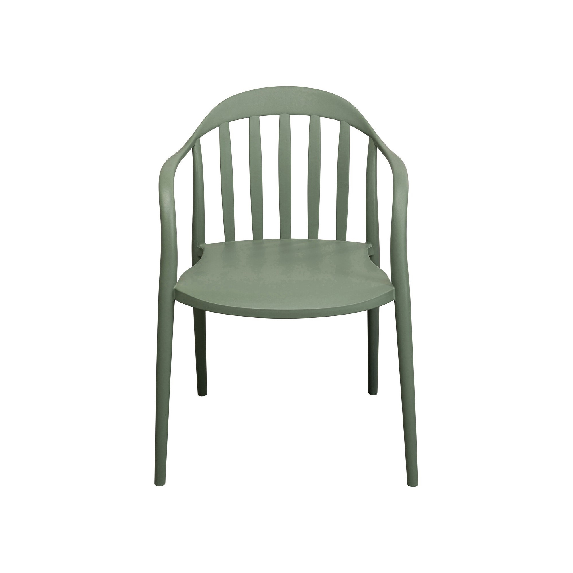 Chaise a.acc. Flores gris vert