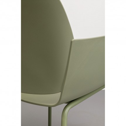 Outdoor Chair with armrests Madeira green Kare Design