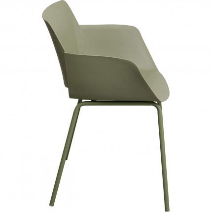 Outdoor Chair with armrests Madeira green Kare Design