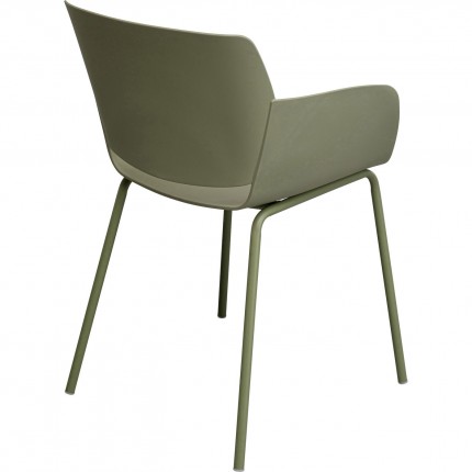 Outdoor Chair with armrests Madeira green Kare Design
