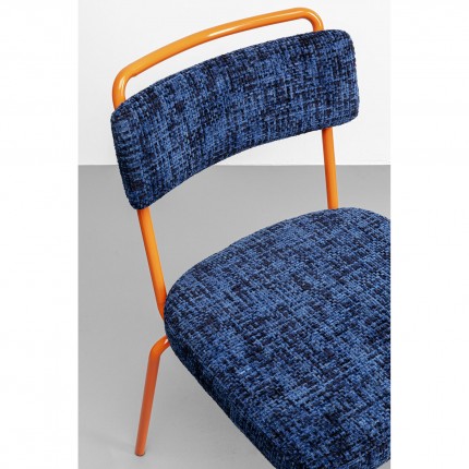 Chaise Ally bleue et orange Kare Design