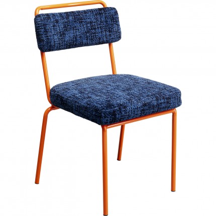 Chaise Ally bleue et orange Kare Design