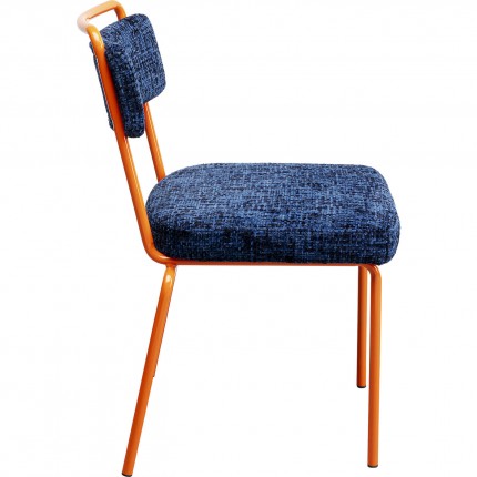 Chair Ally blue and orange Kare Design