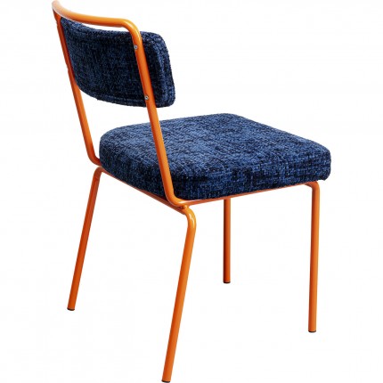 Chaise Ally bleue et orange Kare Design