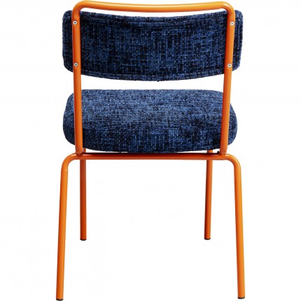 Chaise Ally bleue et orange Kare Design