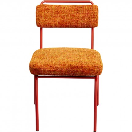 Chair Ally orange and red Kare Design