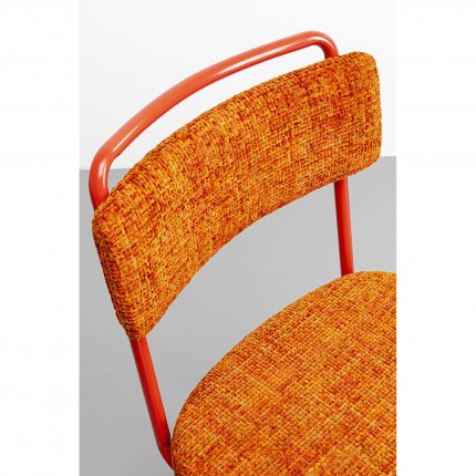 Chaise Ally orange et rouge Kare Design