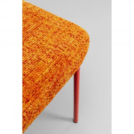Chaise Ally orange et rouge Kare Design