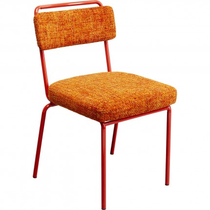Chaise Ally orange et rouge Kare Design