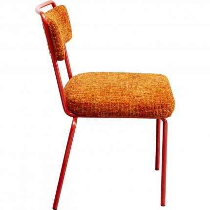 Chaise Ally orange et rouge Kare Design