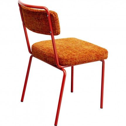 Chaise Ally orange et rouge Kare Design