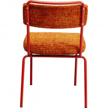 Chaise Ally orange et rouge Kare Design