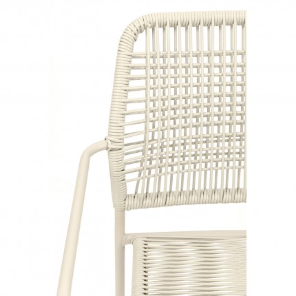Outdoor chair with armrests Madagascar grey Kare Design
