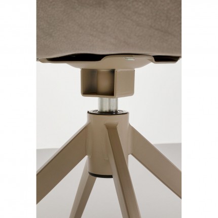 Swivel Armchair Liverpool beige Kare Design