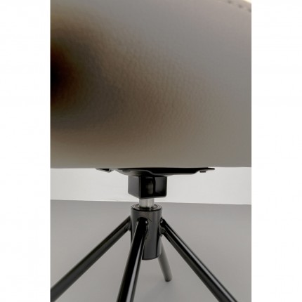 Swivel chair with armrests Tasty taupe Kare Design
