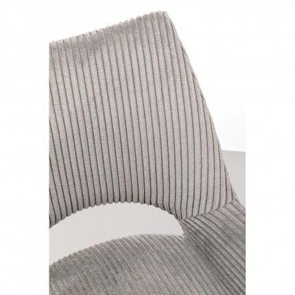 Swivel chair Rich Cord grey Kare Design